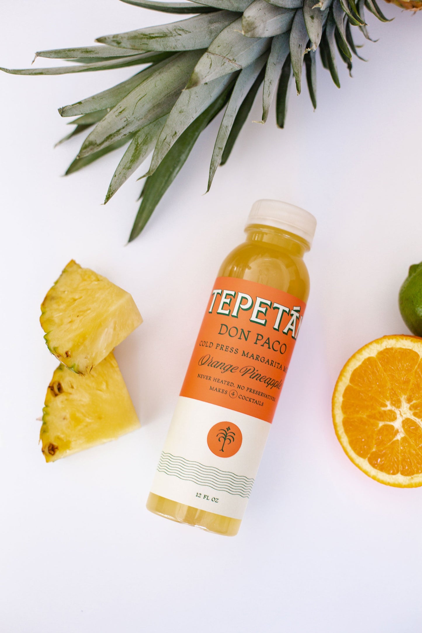 8 x 12oz Bottles: 4 Cucumber Mint + 4 Orange Pineapple