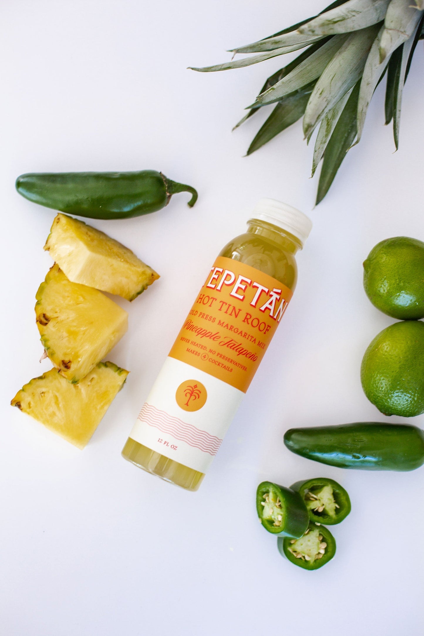 8 x 12oz Bottles: 4 Pineapple Jalapeño + 4 Cucumber Mint